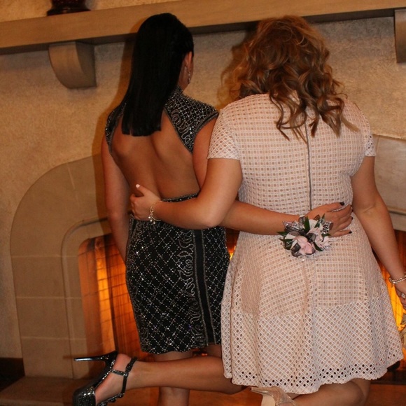 Jovani black beaded dress - Picture 3 of 8